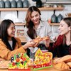 Suzile 6 Pcs Pizza Party Decorations Wooden Pizza Centerpieces Pizza Table Decorations Pizza Birthday christmas Party Favors Decorations for Home I Love Pizza Gifts Baby Shower Party Supplies