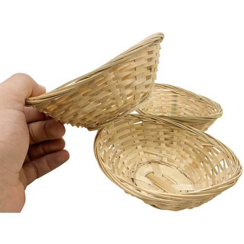 Bonka Bird Toys 3142 Pk3 Small Bamboo Basket Nests