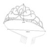 FASOTY Silver Tiara Crystal Crown with Combs Elegant Princess Tiaras and Crowns for Women Girls Rhinestone Headband for Bridal Wedding Birthday Party Prom