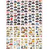 Monster Truck Temporary Tattoos Construction Trucks 180Pcs (20 sheets) Vehicle Digger Bulldozer for Kids Boys&Girls Birthday Party Cool Supplies Favors Fake Tattoos Prize Gifts for School Classroom