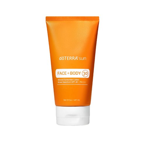 doTERRA Sun Face + Body Mineral Sunscreen Lotion, 5 Fl Oz (Pack of 1)
