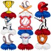9 Pcs Baseball Centerpieces Baseball Party Decorations Baseball Table Decorations Baseball Birthday Decorations Baseball Party Supplies