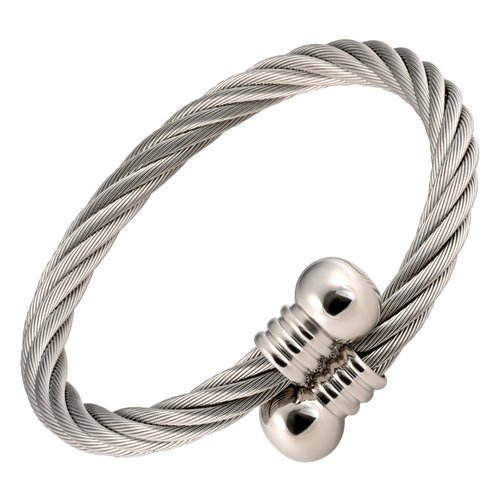 MAGNETJEWELRYSTORE Magnetic Bracelet High Power Stainless Wire Door Knob