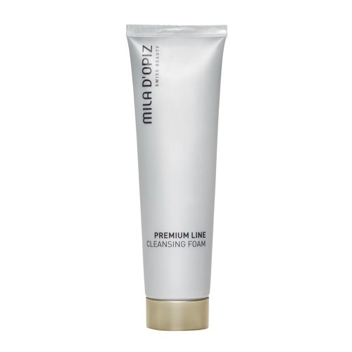 Mila d'Opiz Premium Line Cleansing Foam - Anti-Aging Face Wash - Gentle Toning, Moisturizing Facial Cleanser - Purifying for All Skin Types - 4.23 oz