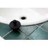 StopShroom Tub 2 Pack Universal Stopper for Bathtub and Bathroom Sink Drains, Black Plug 2pk, 2 Count