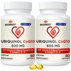 Ubiquinol CoQ10-600mg-Softgel, Active Coq10 Ubiquinol Supplement with Vitamin E & Omega 3, 6, 9, High Absorption-Coenzyme-Q10, Powerful Antioxidant for Energy Production, Tested, 120 Count
