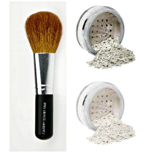 VEIL PRIMER & FINISHING POWDER with BRUSH Mineral Makeup Kit Bare Face Illuminating Setting Sheer Set Cover
