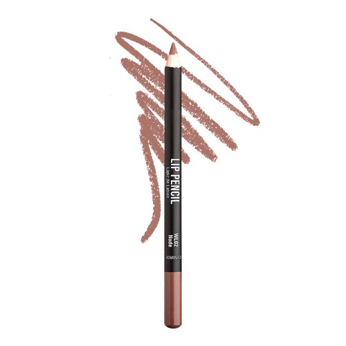 KISS NEW YORK Professional Slim Lip Pencil, Creamy Soft Lip Liner, Smooth Long-Lasting Rich Lip Color, Natural Lip Makeup, Water-Resistant Lip Crayon (Nude)