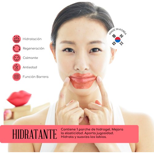 Plumping Rose & Collagen Lip Mask for Dry Lips, 20-Pack – Hydrate, Rejuvenate, & Nourish Lips – Hypoallergenic, Cruelty Free, & Paraben Free Lip Care Hydrogels with Natural Ingredients by KOCOSTAR