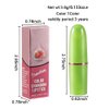 BINGBRUSH Strawberry Color Changing Lipstick Queen,Moisturizer Long Lasting Lip Care Lip Balm Magic Lip Gloss Lip Tint Stain Glossly Makeup Lipstick Set for Women (1pc 02#Strawberry)
