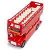 London Double Decker Bus Open Top, Red - Motormax 76008 - 4.75" Diecast Model Toy Car