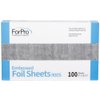 ForPro Embossed Foil Sheets 900S, Aluminum Foil, Pop-Up Dispenser, for Hair Color Application and Highlighting Services, Food Safe, 9” W x 10.75” L, 100-Count