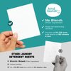 Kind Laundry Detergent Sheets Ocean Breeze, All Natural Travel Friendly Biodegradable Washing Eco Soap Strips and Chemical Free Formulation with Strong Cleaning Power (60 Loads)