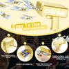 Money Gun Make It Rain Toy Gun Spary Prop Paper Fake Gun, Handheld Money Shooter Gun Cash Cannon Money Thrower Gun for Movies Party Supplies (Gold)