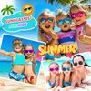 GIFTINBOX Kids Sunglasses Bulk，Kids Sunglasses Party Favor For Kids 4-8, 24Pack Translucent Sunglasses For Kids Boys Girls Age 3-8, Party Favors For Kids 3-5 UV400 Protection Pool Beach Party Favors……