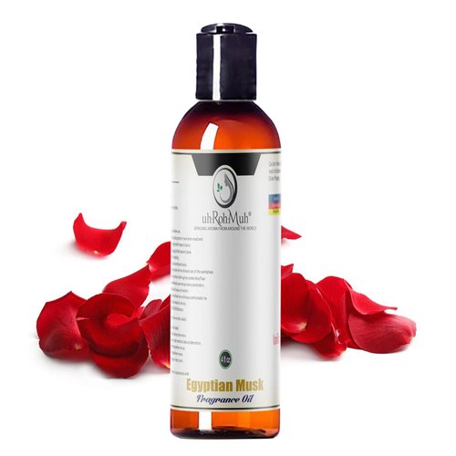 uh*Roh*Muh Egyptian Musk Fragrance Oil - Exquisite Blend for Your Signature Scent, Long-Lasting Scent for Aromatherapy, Hair Care and Personal Care, Candles and other DIY Projects 4oz