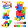 ROMDS 64 PCS Magnetic Blocks Toddler Toys Sensory Toys Magnetic Building Blocks Toys for Toddlers 3 4 5 6 7 8+ Years Old Boys Girls