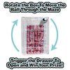 BILZ Money Puzzle - Brain Teasing Maze for Cash or Gift Cards - Fun Way to Give Gifts - Perfect for Christmas Stocking Stuffers and Holiday Presents - Reusable Puzzle for Kids, Adults and All Ages