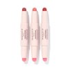Wander Beauty Double Booked Lip Conditioner & Cream - Boss Babe/In The Clear - Dual-Sided Cream Lipstick With Vitamin E and Shea Butter - Glossy Tinted Lip Balm For Dry Cracked Lips - 0.05 oz