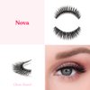 Silly George SuperNatural Series Starter Kit - Pretty Lashes with Adhesive Black Eyeliner | Clear and Flexible Band gives Lashes Natural Look | Extra Strong Hold for False Eyelashes (Nova)