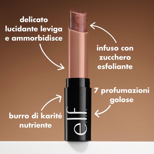 e.l.f. Lip Exfoliator, Moisturizing Scented Lip Scrub For Exfoliating & Smoothing Lips, Infused With Jojoba Oil, Vegan & Cruelty-free, Strawberry