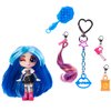 B Pack, Luscious Locks Frank E-Girl Collectible Doll with Removable Hair Extension and Doll Accessories, 3.5-inch, Kids Toys for Girls Ages 5 and up