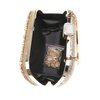 DA BODAN Womens Sparkly Rhinestone Crystal Clutch Bag Glitter Sequin Bridal Purse Evening Handbag for Wedding Party Prom