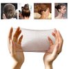 50PCS Hair Nets Invisible Elastic Edge Mesh Bun Hair Nets for Ballet Dance 20" Brown