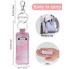 Chapstick Holder Lip balm Holder Lipstick Sleeve Pouch Lip Gloss Holder With Hook 3 Pcs Marble Stocking Stuffers Gift for Women (3pcs)