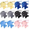 Niceup 12PCS Cute Whale Shark Goodie Bag Favors Small Stuffed Animal Coin Purse Keychain Plush Kids Pouch Bag with Zippe for Summer Ocean Under the Sea Party Favors Toddler Classroom Gifts