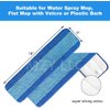 6 Pack Microfiber Mop Pads for Bona Microfiber Cleaning Pad Compatible with Bona Mop for Hardwood Floor 18 Inch