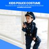 Dress Up America Deluxe Police Dress Up Costume Set - Includes Shirt, Pants, Hat, Belt, Whistle, Gun Holster and Walkie Talkie (T4)