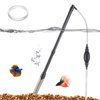 Carefree Fish Small Aquarium Gravel Cleaner Fish Tank 80Gph Water Changer Gravel Vacuum Adjustable Length ABS