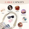 Missnine Clear Bag for Stadium Events Small Clear Purse Stadium Approved Women PVC Crossbody Bag Cute Concert Bag with Guitar Strap