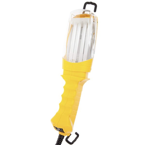 Bayco SL-908 26w Fluorescent Work Light w/Single Outlet, White