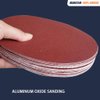 30 PCS 9-Inch Assorted PSA Aluminum Oxide Sanding Disc,NO-Hole Self Stick