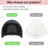 MelodySusie 48W LED UV Nail Lamp - Black, Energy Efficient, 365nm-405nm Wavelength, Compatible with Most Gels, 4 Timer Settings, Infrared Sensor, User-friendly Design, Widely Applications