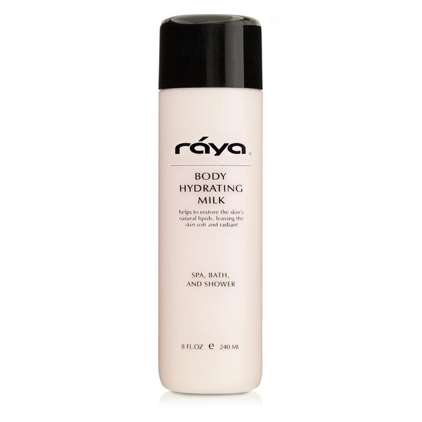 Raya Body Hydrating Milk 8 oz (S-102) | Hydrating, Moisturizing, and Restorative Body Lotion | Rich in Natural Oils, Butters, and Vitamins | Calms and Softens
