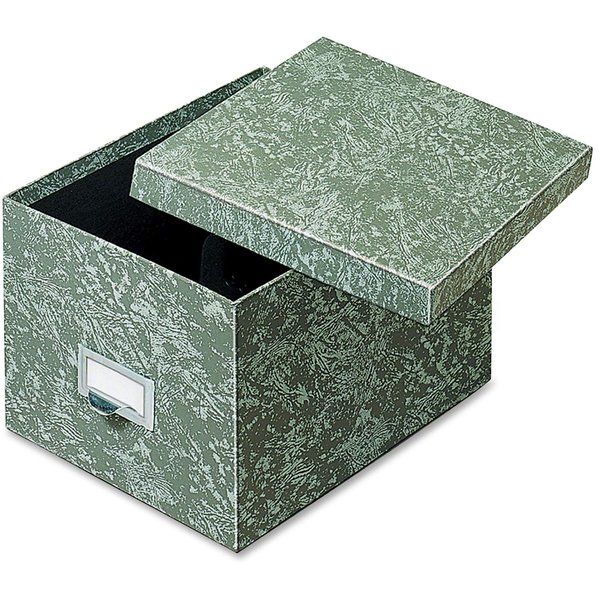 Globe-Weis/Pendaflex Fiberboard Index Card Storage Box, 6 x 9 Inches, Green (96 GRE)