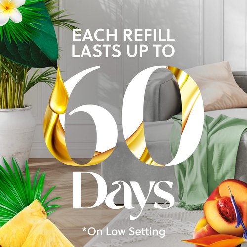 Air Wick Plug in Scented Oil Refill, Hawaii, 5ct, Air Freshener, Essential Oils