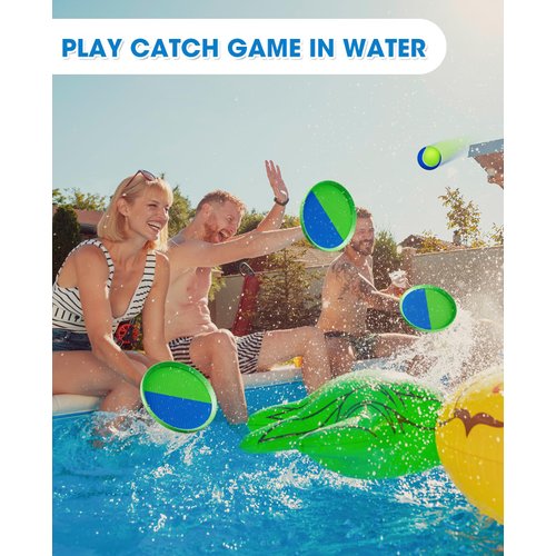 Aywewii Ball Catch Paddle Set Games Beach Toys Pool Back Yard Outdoor Games Backyard Throw Toss Age 3 4 5 6 7 8 9 10 11 Years Old Boys Girls Kids Adults Family Outside Toys