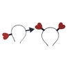 Funny Love Heart for Arrow Headband Valentines Day Elastic Hair Hoop Hair Accessories for Holiday Costume Party Hats and Caps