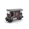 General Jim's MOC Retro Carriage Building Blocks City Train Track DIY Scene 90 Piece Modular Building Blocks Caboose Train - Toys for Teens and Adults