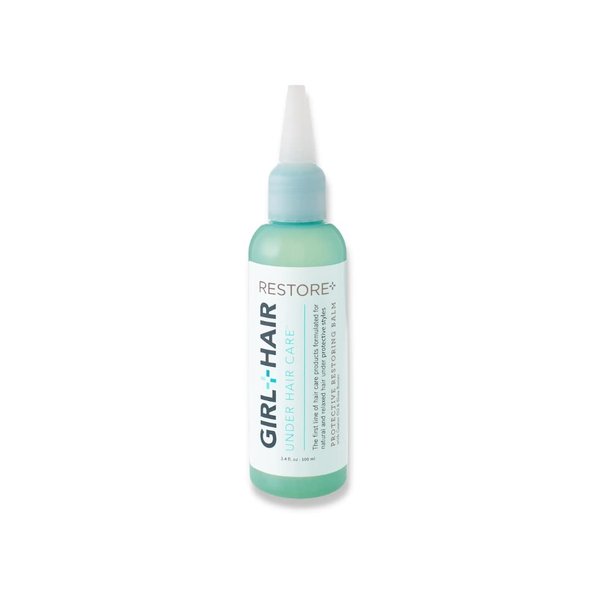 GIRL+HAIR Restoring Scalp Treatment Balm (3.4 floz) Instant Soothe & Anti-itch with Tea Tree Oil, Scalp Care for Hair Growth, All Hair Types