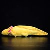 ZHONGXIN MADE Axolotl Plush - Yellow Axolotl Stuffed Animal, Realistic 20" Cute Ambystoma Creepy Amphibians Plush Toys, Unique Plush Gift Collection for Kids
