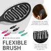 Daily Gard Detangling Brush, Dry and Wet Vented Detangler Hair Brush for Women and Men, Paddle Quick Drying Hairbrush for Wet/Dry/Curly/Thick/Long/Wavy/Damaged Hair, Black