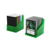 Gamegenic Bastion 100+ XL Deck Box - Compact, Secure, and Perfectly Organized for Your Trading Cards! Safely Protects 100+ Double-Sleeved Cards, Green Color, Made