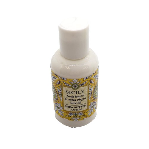 Greenwich Bay Trading Company Destination Collection Bundle: Sicily - 2oz Mini Wrapped Soap Block + 2oz Mini Shea Butter Lotion