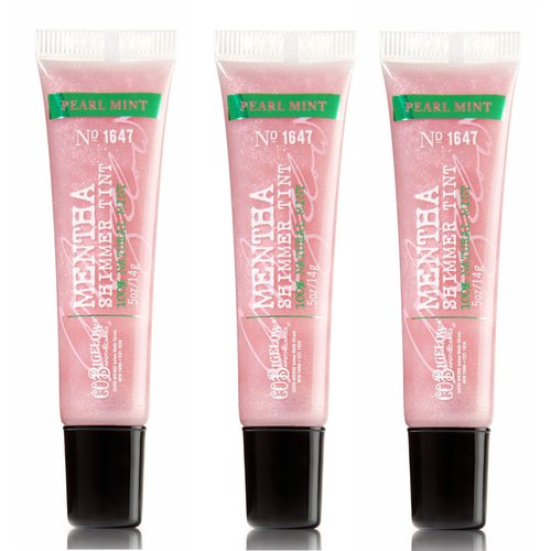 Bath & Body Works C.O. Bigelow Mentha 3 Pack Shimmer Tint Pearl Mint #1647