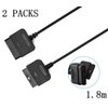 tesha 2PACK PS2 Controller Extension Cable Cord 6ft/1.8m Controller Extension for Sony Playstation 2 PS2 Game Console